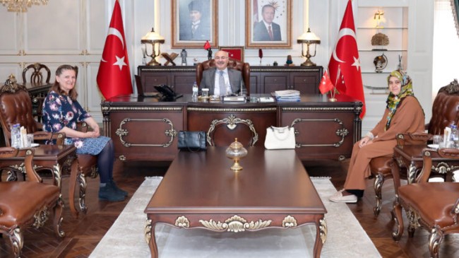 VALİ KÖŞĞER’İN KONUKLARI KOOPERATİF TEMSİLCİLERİ