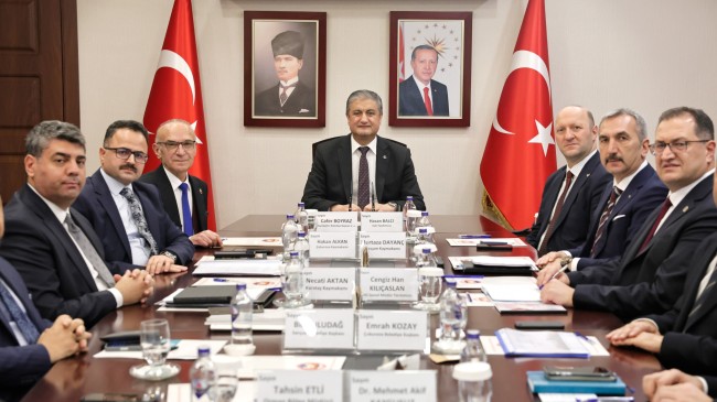 KAÇAK YAPILAŞMA İLE MÜCADELE TOPLANTISI VALİMİZ MUSTAFA YAVUZ’UN BAŞKANLIĞINDA  GERÇEKLEŞTİRİLDİ