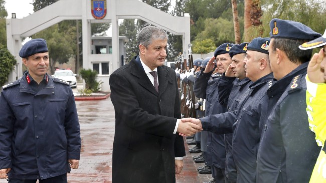 VALİ YAVUZ’DAN  İL JANDARMA KOMUTANLIĞINA ZİYARET