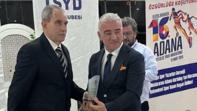 BASRİ BAŞ’A SPOR BASINI ÖDÜLÜ