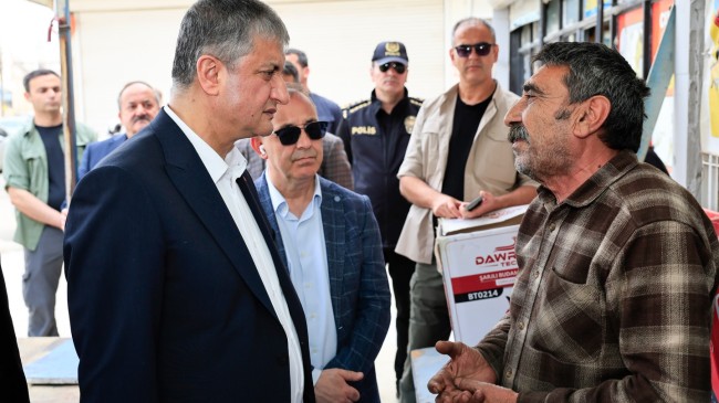 ADANA VALİSİ YAVUZ EKİBİ İLE SAHADA