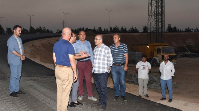 Şehir Hastanesi Otoyol Bağlantı Kavşağı Çalışmalarını Yerinde İnceledi