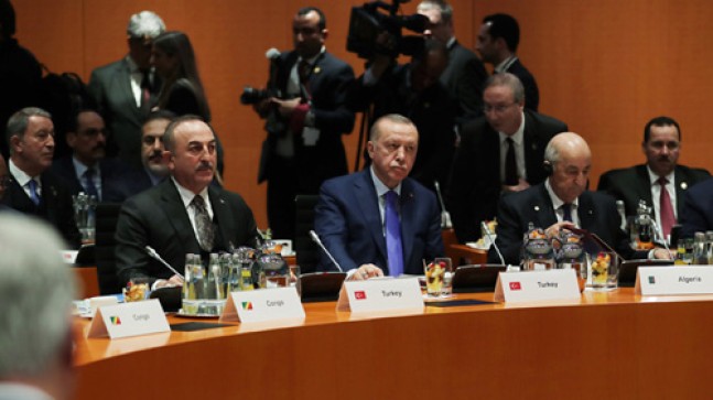 BAŞKAN  ERDOĞAN, BERLİN’DE LİBYA ZİRVESİNDE